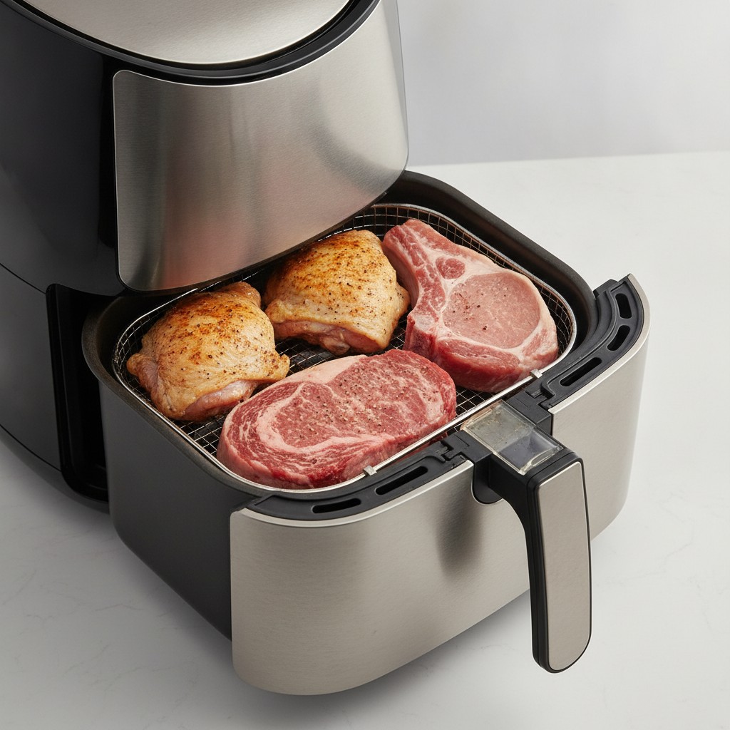 Cuisson des Viandes à l'Air Fryer : Températures, Temps & Astuces (Guide Complet)