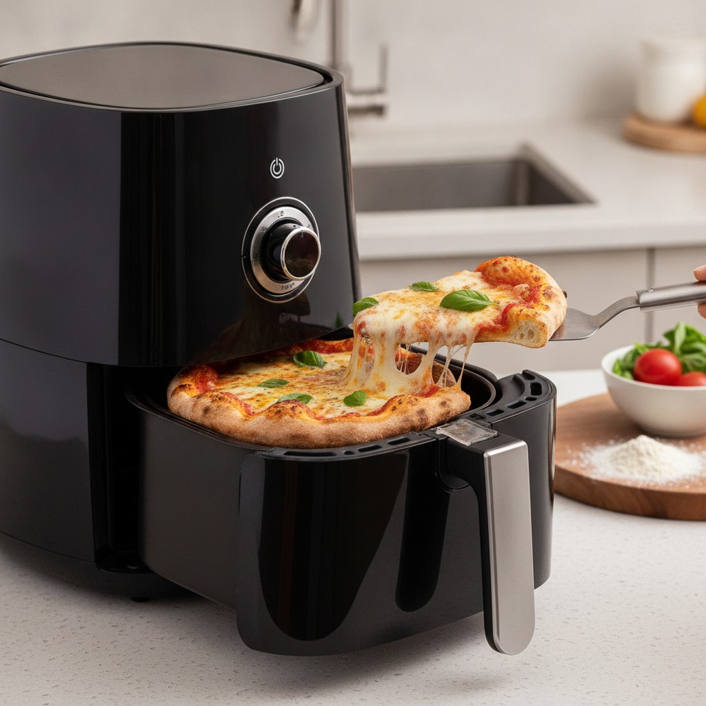 Peut-on faire de la pizza dans une friteuse sans huile ? (Températures, temps, astuces)