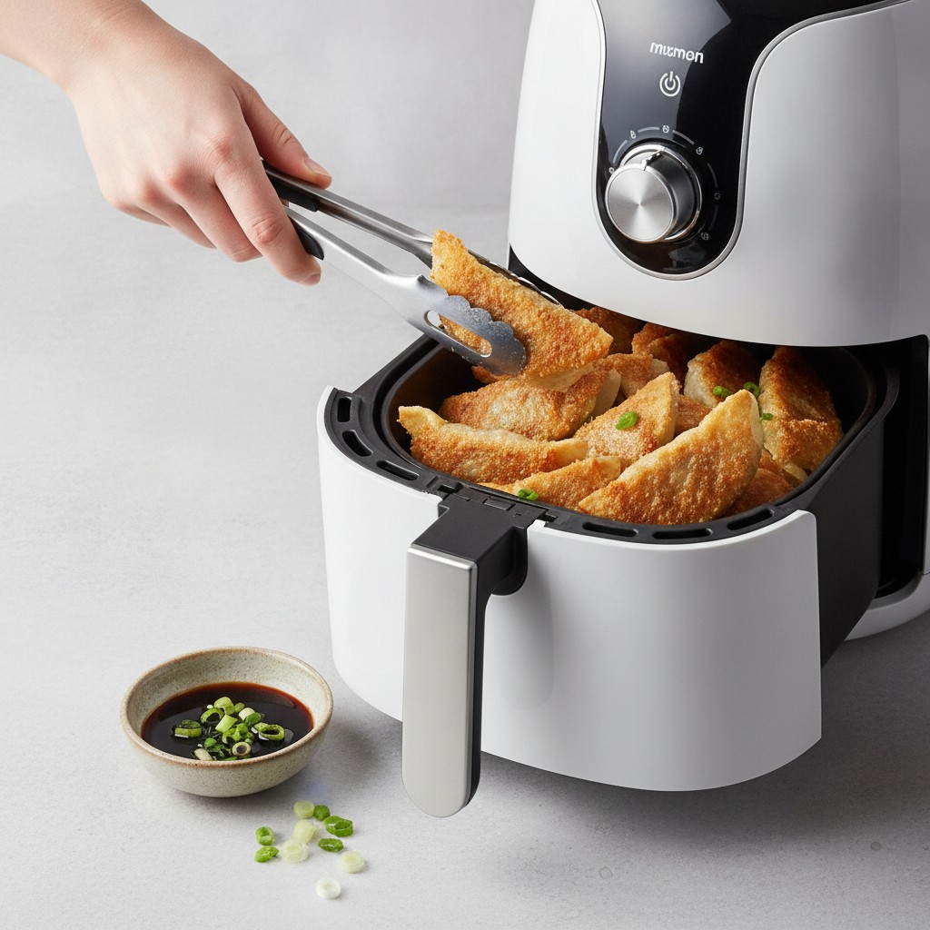 Gyozas Croustillants à l'Air Fryer : Recette Facile et Dorée en 10 Minutes