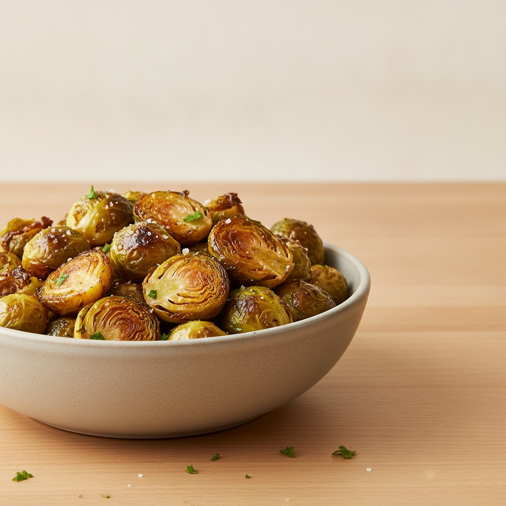 Choux de Bruxelles à l'Air Fryer : Croustillants et Caramélisés en 15 Minutes