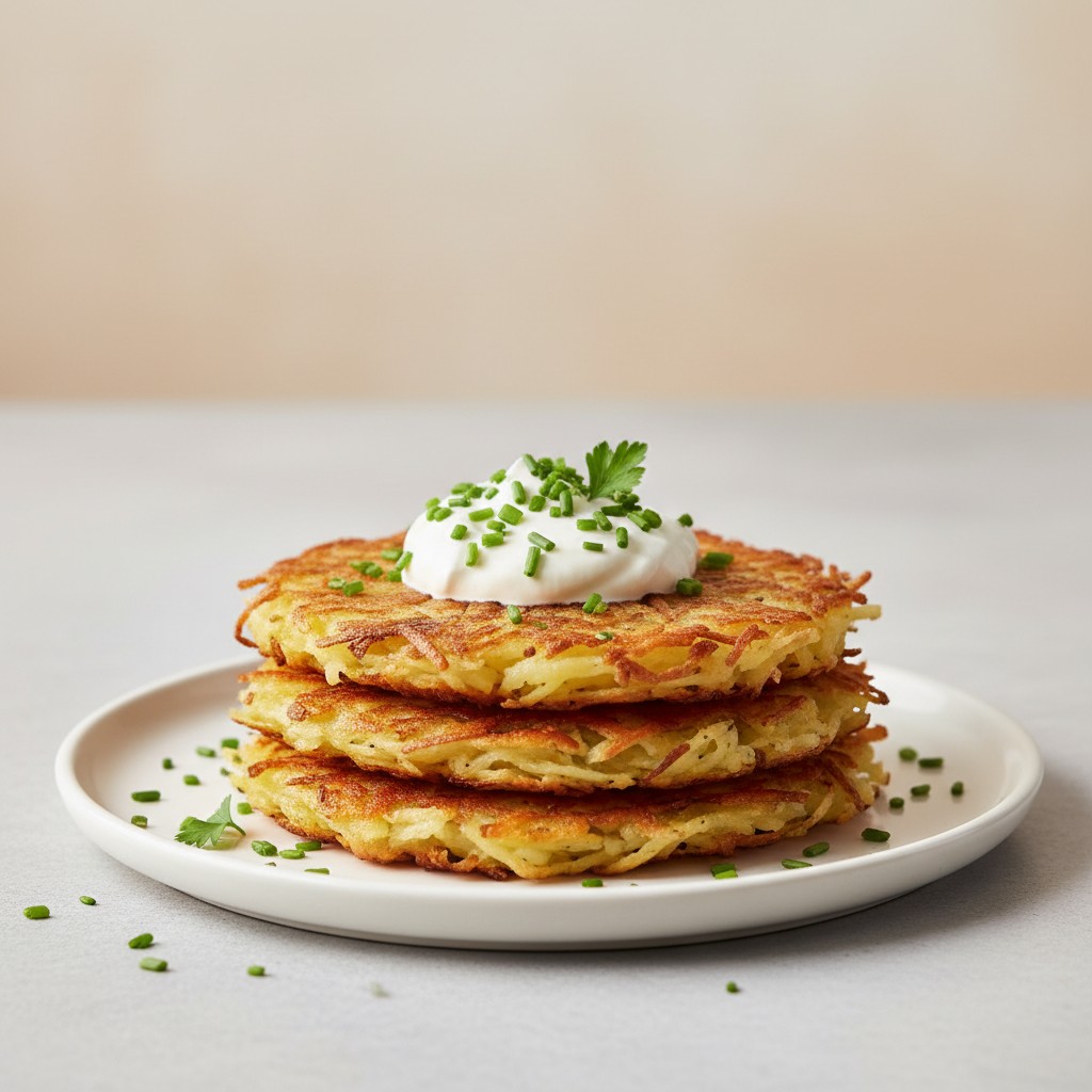 Rösti à l'Air Fryer : Galettes de Pommes de Terre Croustillantes en 20 Minutes